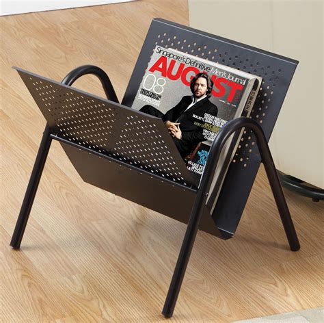 metal magazine stands